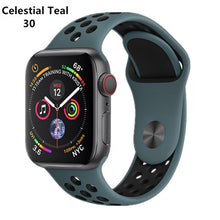 Carregar imagem no visualizador da galeria, CRESTED Sport Strap For Apple Watch band 4 3 42mm/44mm iwatch band 38mm/40mm correa bracelet apple watch 4 3 2 watch Accessories