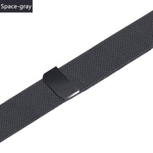 Carregar imagem no visualizador da galeria, CRESTED Strap For Apple Watch band Milanese Loop apple watch 4 3 band iwatch band 42mm 38mm correa 44mm/40mm pulseira bracelet